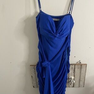 Elegant Blue Women's Dress